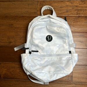 Grey Camo Print Lululemon Backpack